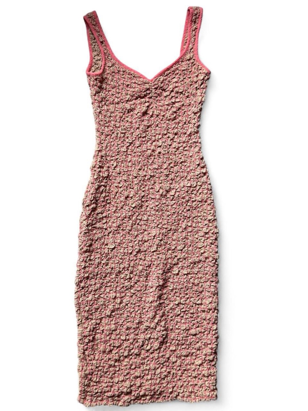 Free People "Set the Bar" Smocked Midi Dress XS